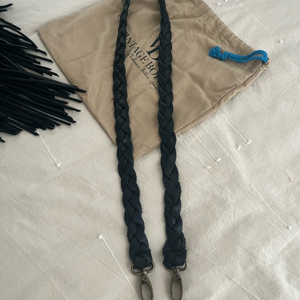 Louis Vuitton black fringe purse - Picture 13 of 14